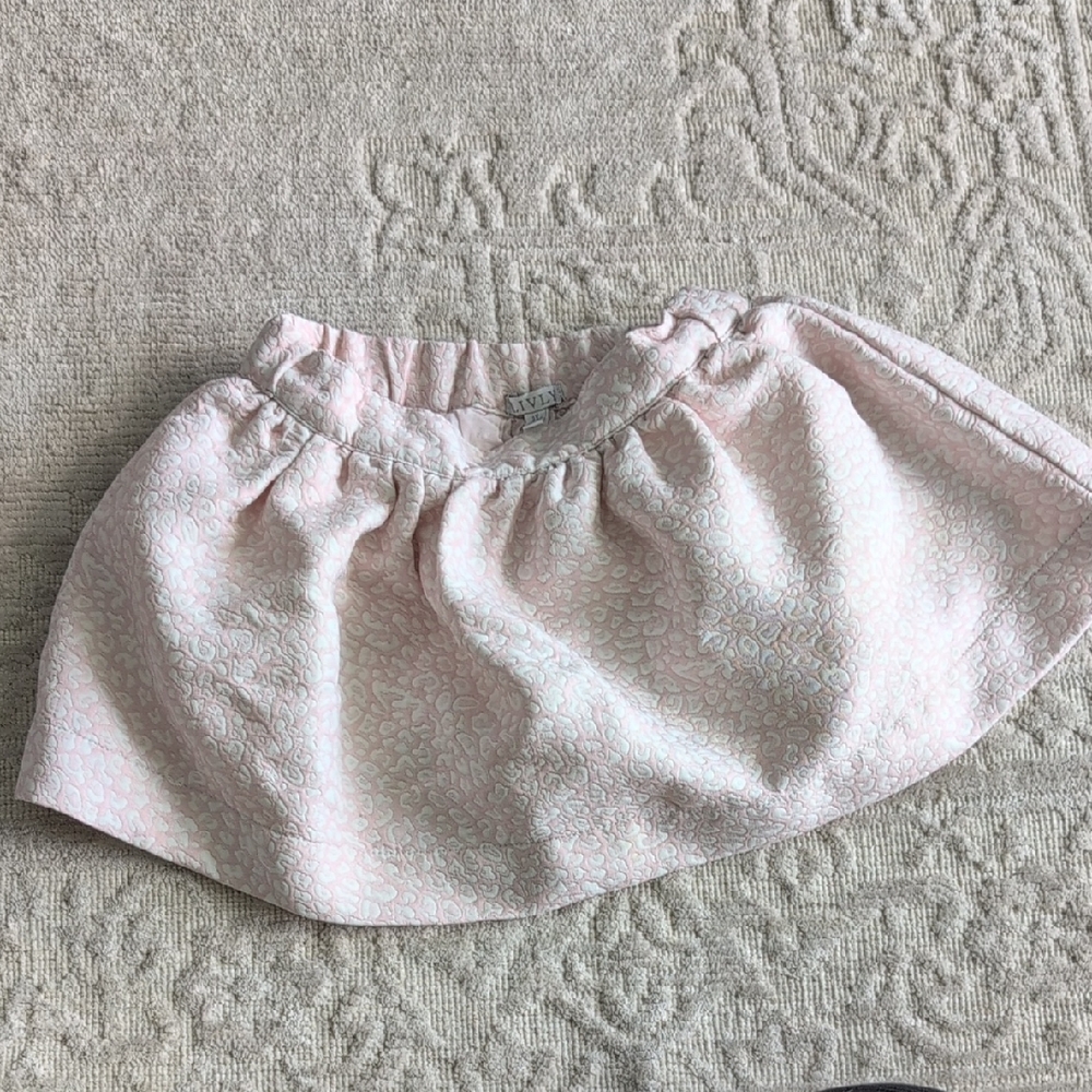 Livly Pink Leopard Skirt -3T